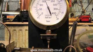 HYDRAULIC BOILER TESTING  MODEL STEAM ENGINES FOR BEGINNERS 6 [upl. by Aidile]