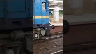 Full video my channel Anand Vihar Railway Station A goods Train is Passing Through train railways [upl. by Akeimat]