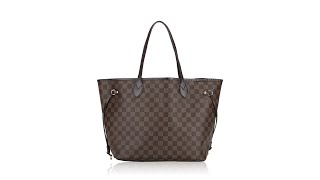 Louis Vuitton Damier Ebene Neverfull MM [upl. by Etnoval327]