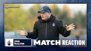 Match Reaction  John McGlynn post Dunfermline Athletic [upl. by Duester]