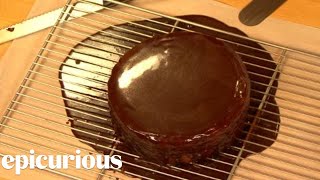 How to Make Austrian Sachertorte Part 4 [upl. by Eimrej]