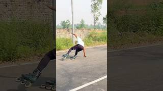 never give up ❤️ 😎 skateroadskating rollerblading [upl. by Aniara]