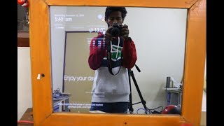 TALKING MIRROR  VOICECONTROLLINGSMARTMIRROR WITH quotGOOGLE ARTIFICIAL INTELLIGENCEquot  IIT ROPAR [upl. by Munster]