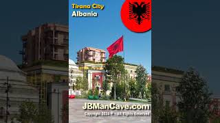 TIRANA CITY in ALBANIA JBManCavecom Shorts [upl. by Athalia]