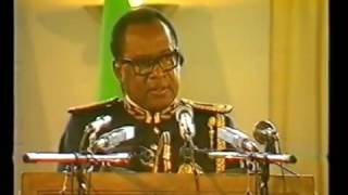 Mobutu sese Seko Discours du 24 avril 1990 a NSele [upl. by Alleroif]