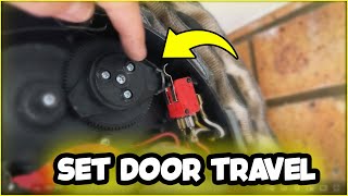 92 How garage roller door mechanical limits work Gliderol Steelline Boss amp how to adjust them [upl. by Ielerol]