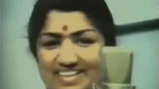 R D Burman Live Recording Clip With Lata Mangeshkar [upl. by Leibarg]