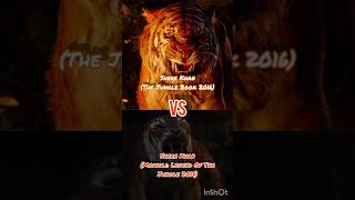 Shere Khan The Jungle Book 2016 VS Shere Khan Mowgli Legend of The Jungle 2018junglebook [upl. by Abbotsun]