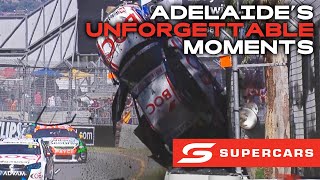 12 iconic Adelaide 500 moments  VAILO Adelaide 500  Supercars 2023 [upl. by Cramer]