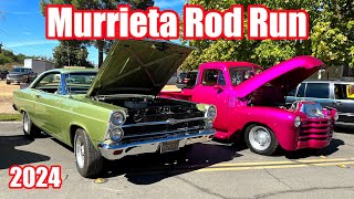 Murrieta Rod Run 2024  Classic Car Show Murrieta California [upl. by Esinev]