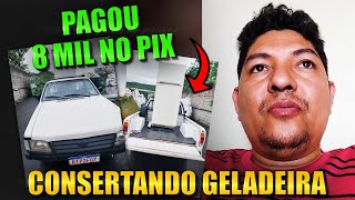 ELE MUDOU SUA VIDA ATRAVÉS DO COSERTO DE GELADEIRA [upl. by Cadmar]