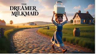 The Dreamer Milkmaid animation cartoon storytime storytelling story moralstories cartoons [upl. by Khalin188]