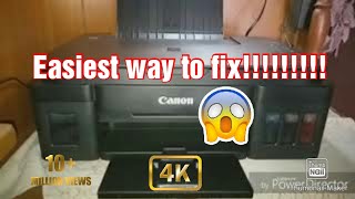 How to fix canon pixma g series printer not printing problem [upl. by Furlani]