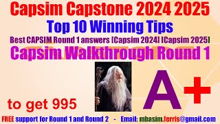 Capsim Walkthrough Round 1  Capsim guide  Capsim Round 1  Tutorial Step by Step to get 966 [upl. by Geaghan]