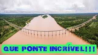 Ponte Ferroviária Sobre o Rio São Francisco  Dezembro2018 [upl. by Fogel]