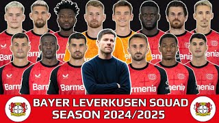 BAYER LEVERKUSEN FULL SQUAD FOR 20242025 SEASON Ft Martin Terrier Aleix Garcia Jeanuël Belocian [upl. by Llenor]