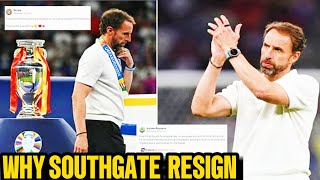 Inside Gareth Southgates decision to quit as England boss after Euro 2024 loss [upl. by Kassie]