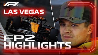 FP2 Highlights  2024 Las Vegas Grand Prix [upl. by Atteoj]