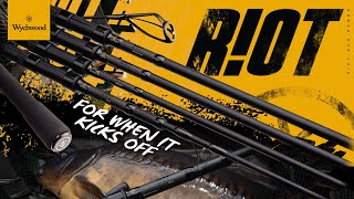 NEW RANGE OF RIOT CARP FISHING RODS [upl. by Shirk]