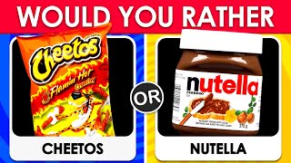 Would You Rather  Savory Vs Sweet Edition 🍕🍫 [upl. by Arul]