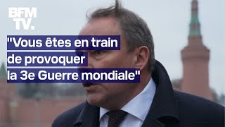 quotVous êtes en train de provoquer la 3e Guerre mondialequot un responsable russe menace la France [upl. by Anelad]