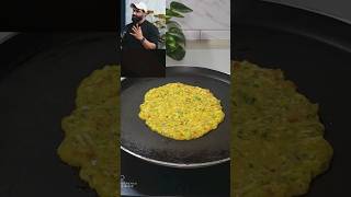 Nitesh Sonis viral besan chilla recipe shorts youtubeshorts vlog fitness [upl. by Malinda]