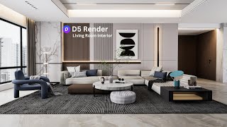 Interior Design Visualization with D5 Render [upl. by Nodrog]