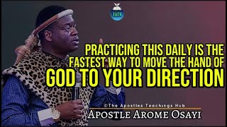 HOW TO DRAW THE HAND OF GOD TO YOUR DIRECTION EASILY  APOSTLE AROME OSAYI  RCN  TATH [upl. by Akcirederf814]