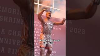 As a Miami Heat fan…this ain’t it 🤦🏽‍♂️🏀⭐️dwyanewade wade statue miamiheat miami [upl. by Sheply]