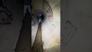 Exploring the Abandoned East Chain Tunnels in Mankato MN 😳 Pt 2 shorts [upl. by Esilegna]