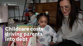 Childcare costs leave rising number of parents in debt [upl. by Aisiat543]