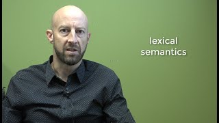 Lexical Semantics [upl. by Sedda]