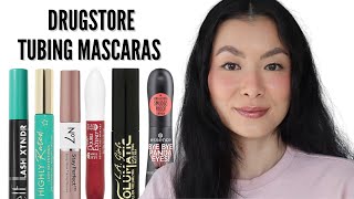 Drugstore Tubing Mascaras Review BEST vs WORST [upl. by Demb757]