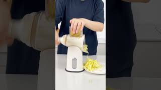 Rotary Cheese Grater 5 in 1 Cheese Grater with Handle Review kitchen salad food [upl. by Toulon]