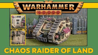 Nurgle Land Raider  Chaos Space Marines  Warhammer 40k 2nd edition [upl. by Mozza]