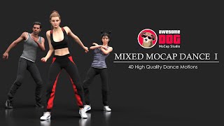 MoCap Mixed Dance Motions Set 1  iClone Demo [upl. by Goulet]