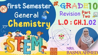 E03 STEM Grade 10  First Semester  Chemistry  Revision on LO  CH 1 02  Part TWO [upl. by Ailefo]