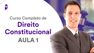 Curso Completo de Direito Constitucional Aula 1  Prof João Trindade [upl. by Zuckerman]