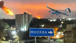 quotДа сколько их там Уже 22 БПЛА пошли на Москвуquot quotЛютыйquot прощупал ПВО Кремля Брянск в огне [upl. by Arraeis]