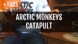 Arctic Monkeys  Catapult Bass Cover with TABS [upl. by Ihsoyim]