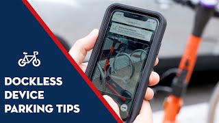 Dockless Device Parking Tips [upl. by Eimmak]