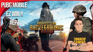 PUBG Mobile  SOLO vs SQUAD 1vs4 Ez WIN  ep1 [upl. by Hartmunn]