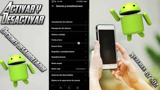 Como desactivar y Activar la Opción Modo desarrollador en Android 2024 [upl. by Narcho]