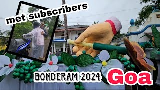 Bonderam divar island best festival  met subscribers 😇  Konkani vlog goa [upl. by Nimaynib]