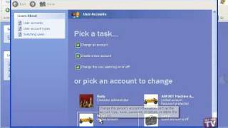 Working With Windows XP User Accounts [upl. by Maggs]