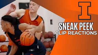 Illinois Basketball quotSneak Peekquot Reactions  New 4Minute Practice Footage Drops [upl. by Boar]