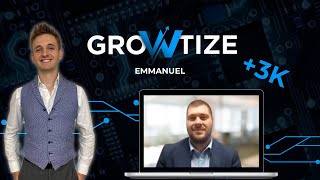 Da 210€ a 3000€ in 30 giorni  Emmanuel Growtize [upl. by Sucy209]