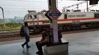 Dangerous High Speed Trains Actions WAP7WAP4 LHB amp ICF Trains  Indian Railways [upl. by Gertrud365]