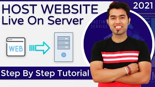 🔴 Connect Domain with Hosting amp Upload Your Website to Live Server using hPanel in Hindi [upl. by Llerrut]