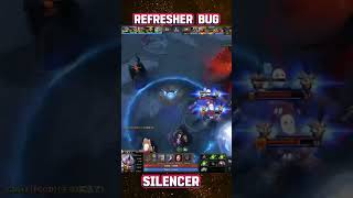 New Refresher Bug 🔥 Silencer Dota 2 dota2 shorts 737 silencer [upl. by Loraine]